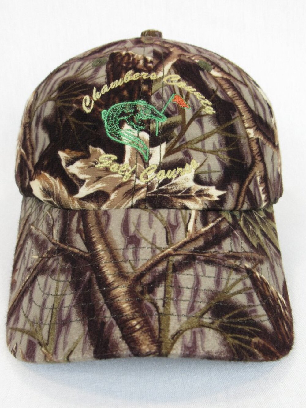 Chambers County Golf Course Men's Hat Texace Anahuac TX Cap Camo Adjustable